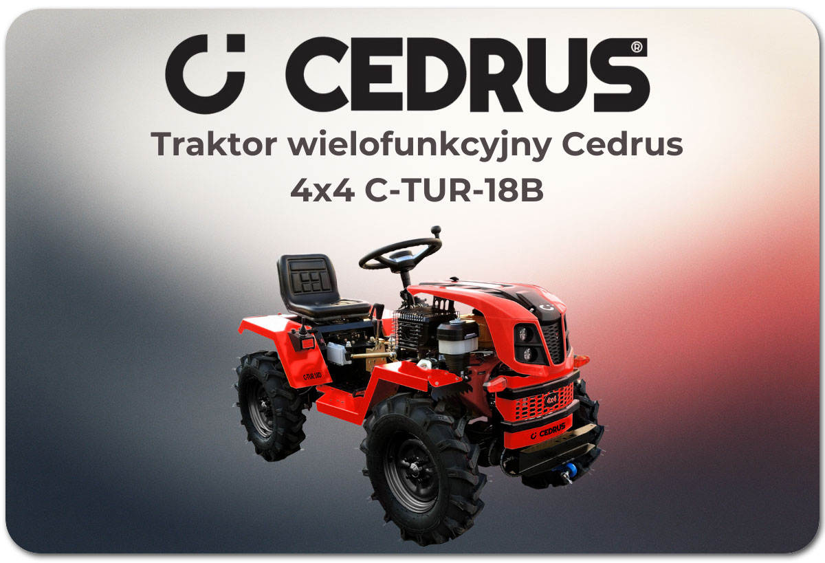 Traktor wielofunkcyjny Cedrus 4x4 C-TUR-18B